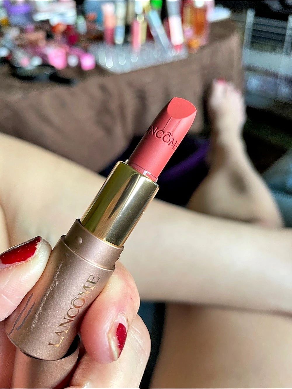 Lancôme New L'Absolu Rouge Drama Matte Lipstick FRENCH TEA